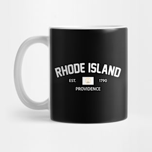 Rhode Island Collegiate Preppy Mug